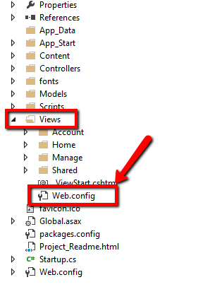 web.config location