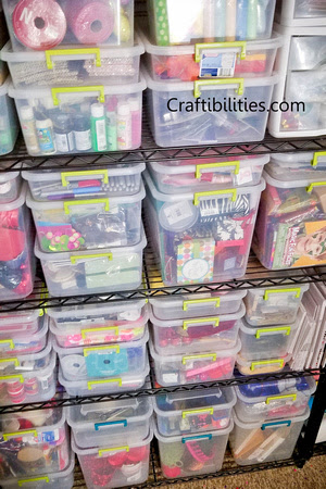 CRAFT ROOM Storage & Organization Ideas - Labels, Tags ...