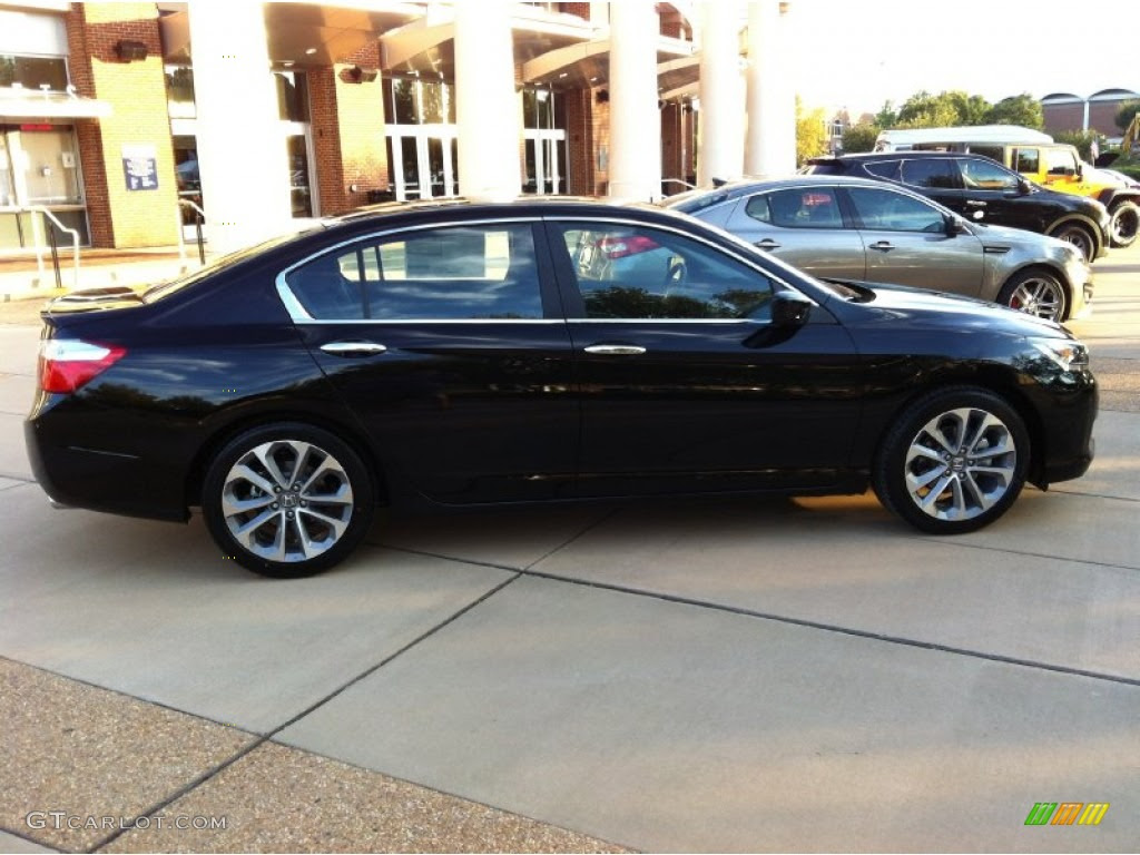 Crystal Black Pearl 2013 Honda Accord Sport Sedan Exterior ...