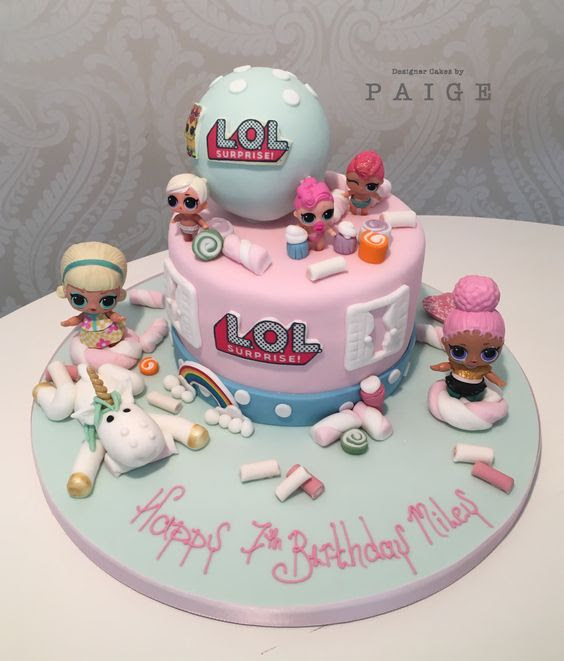 LOL Dolls - Rainbow Unicorn - Designer Cakes by Paige