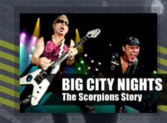Рекламный плакат к фильму ''Big City Nightgs The Scorpions Story''