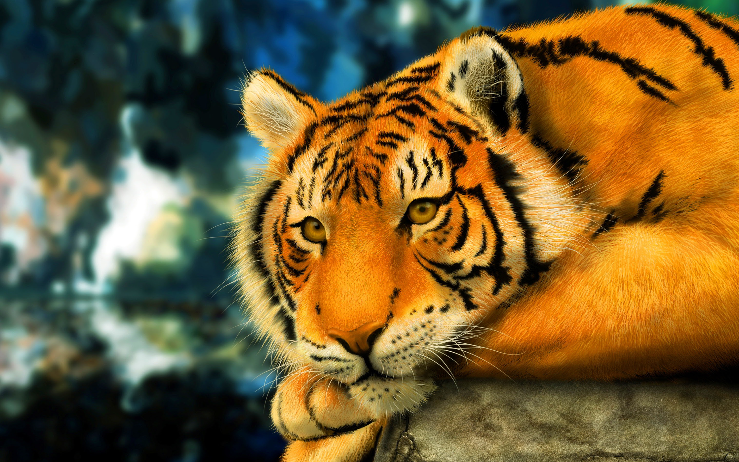 Tiger 3d anime - HD Desktop Wallpapers  4k HD