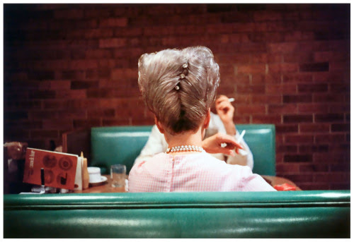 the60sbazaar:American diner image by William Eggleston 