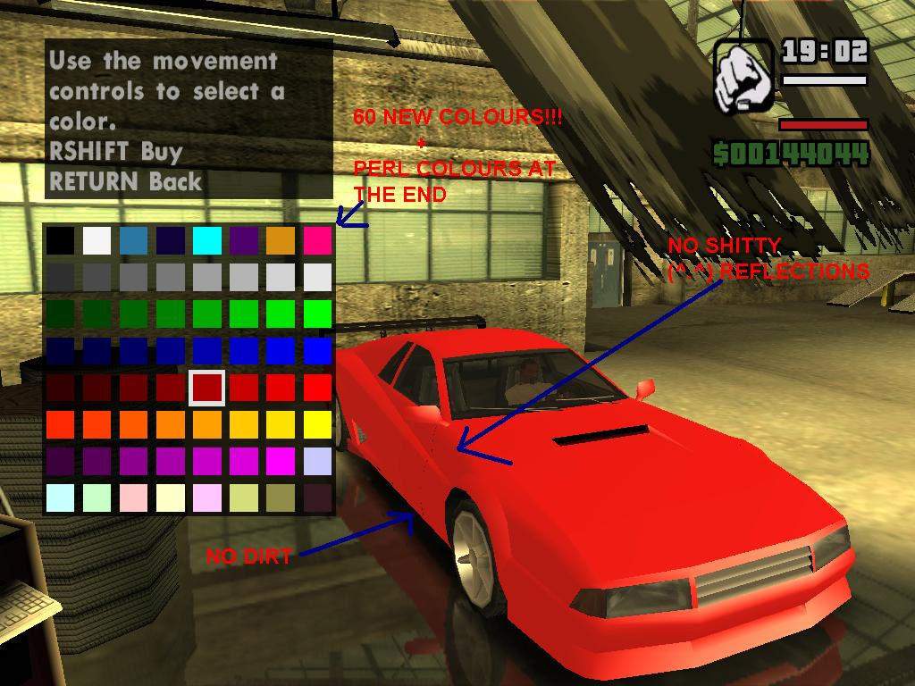 GTA San Andreas - Car Quality Mod 2.0