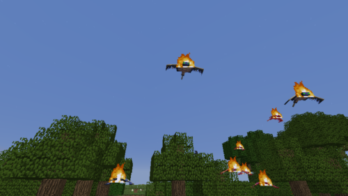 マイクラ ファントム の特徴と戦い方 寝不足のプレイヤーに襲いかかってきます ビビアンのマイクラ攻略ブログ