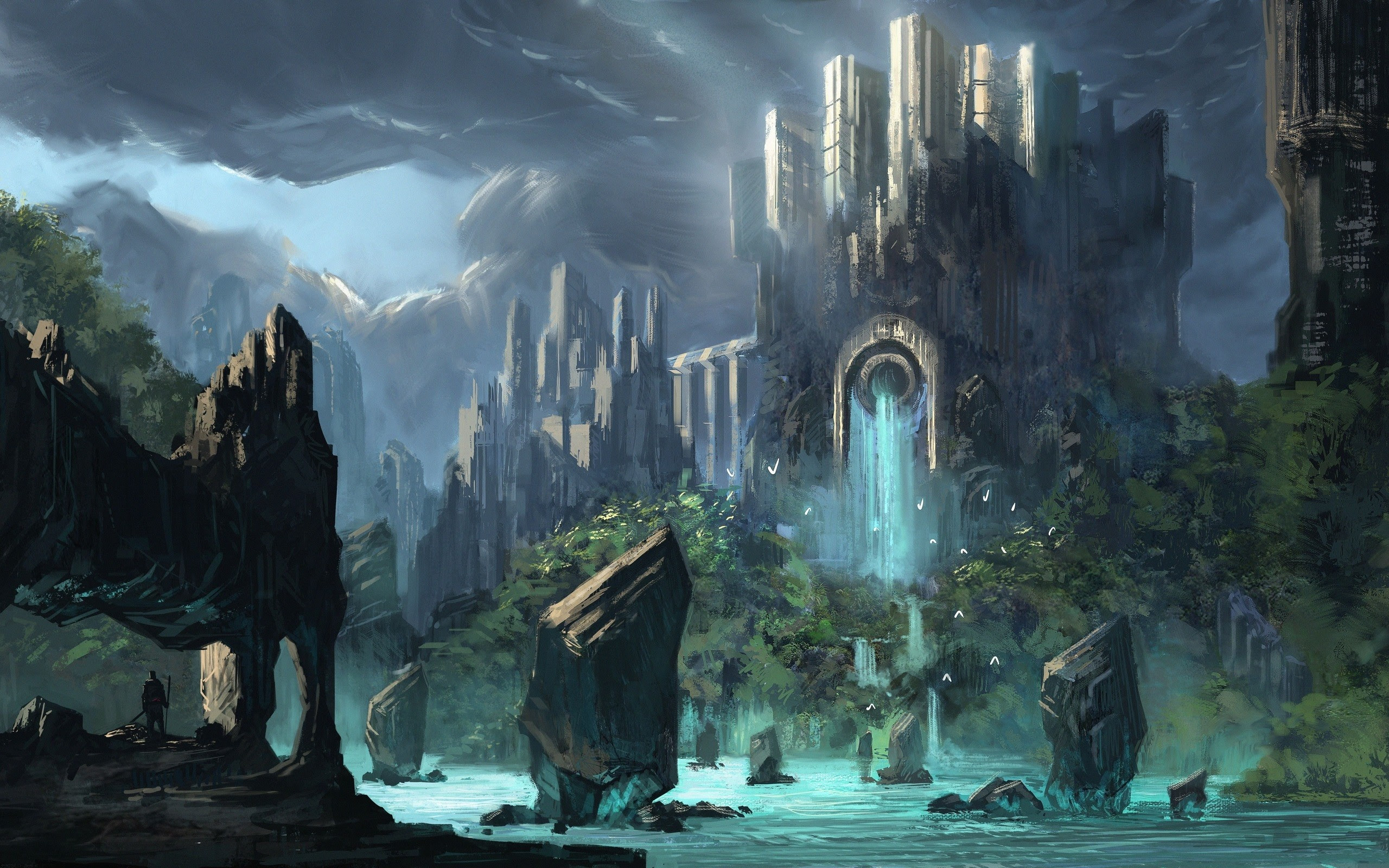 Fantasy Castle Wallpaper HD  WallpaperSafari