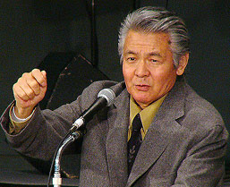 亀井静香代議士と俳優菅原文太さん招き自民党因島支部研修会 21日 土 市民会館大ホール せとうちタイムズ