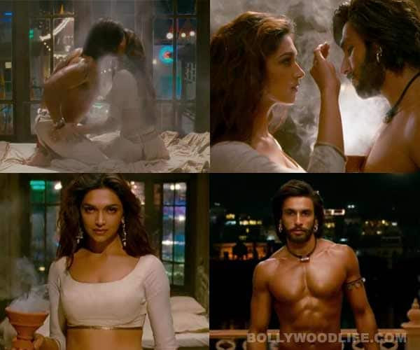 How sexy do Ranveer Singh and Deepika Padukone look while making love?-Watch video!