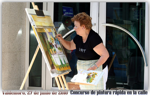 Pintura rápida en la calle