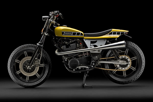 Yamaha SR500 street tracker by Randall Cordero