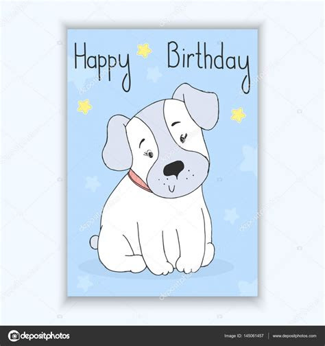  printable dog birthday cards