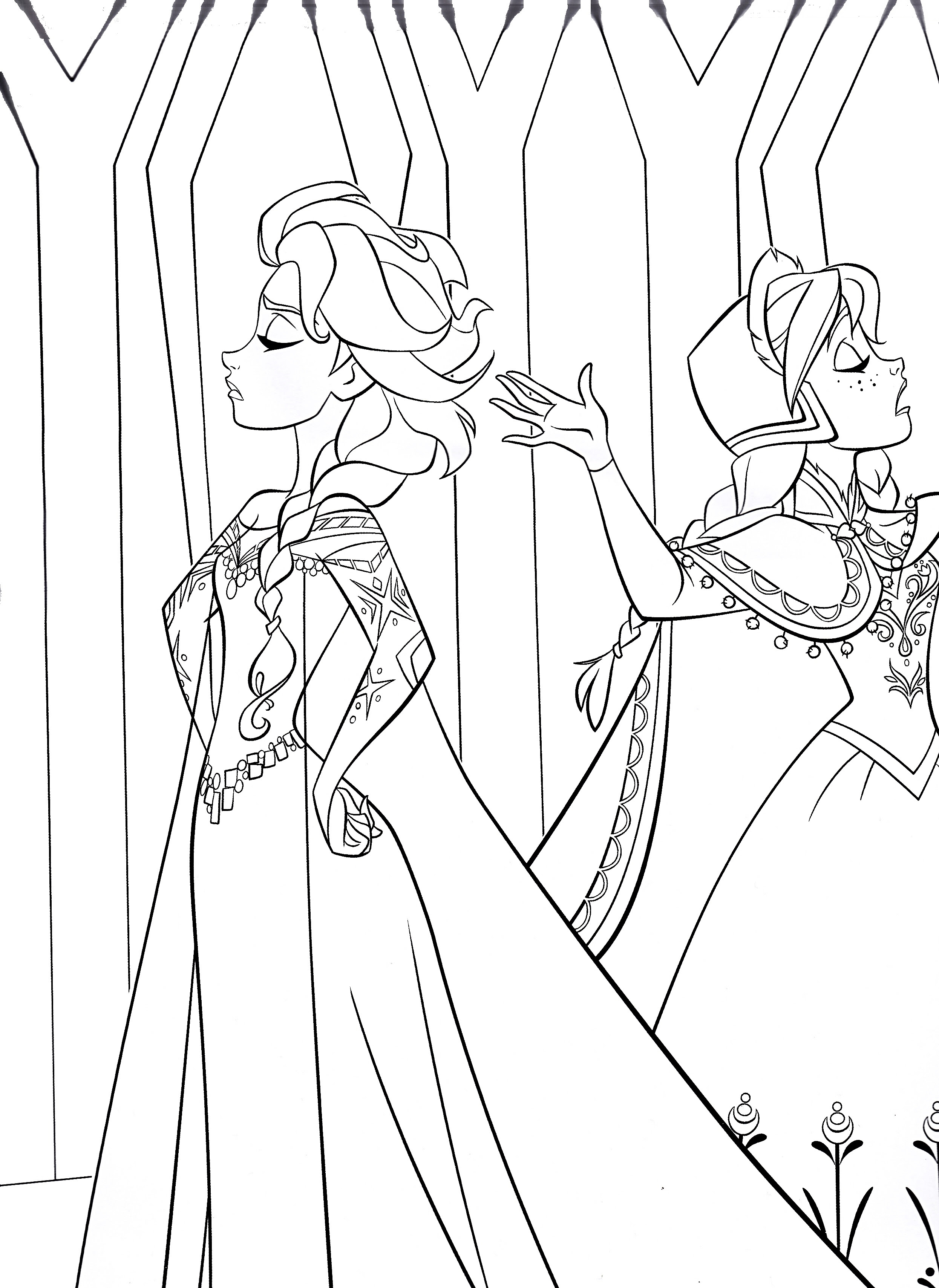 Free Printable Frozen Coloring Pages for Kids - Best ...