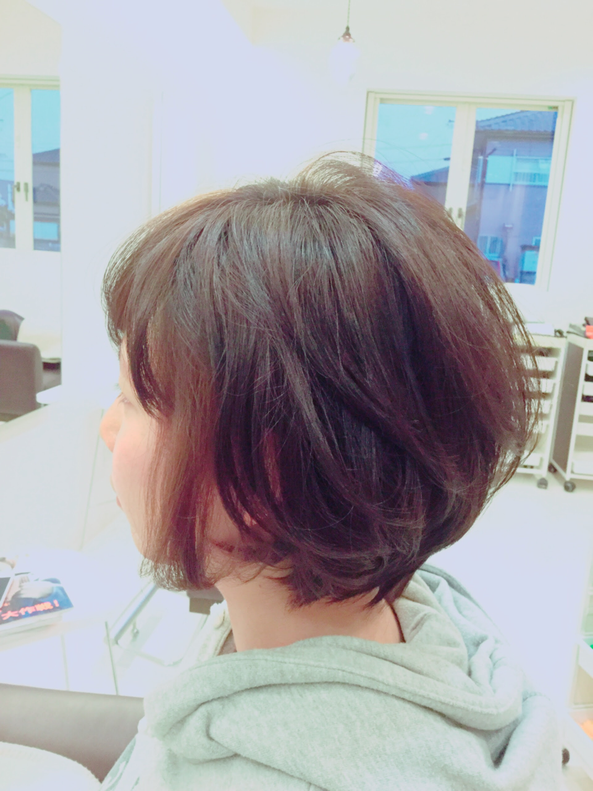 ショートヘアー デザインカラー セ ラヴィ