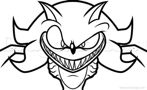 You can let your child experiment with these fun coloring sheets. sonic exe face coloring pages xcoloringscom
