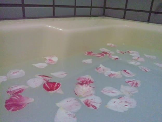 ばらの花びらのお風呂 海 写真共有サイト フォト蔵