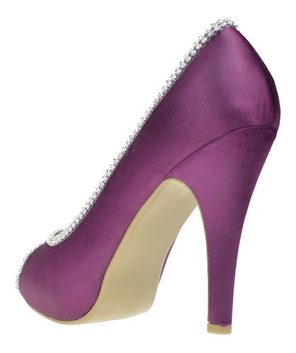 Shoe Accessories Womens Purple Rhinestone Wedding Prom Party Evening High Heel Shoes 3 4 5 6 7 8 Women S Heels Women S Shoes