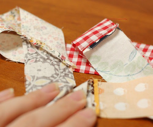 How to make a patchwork string 7