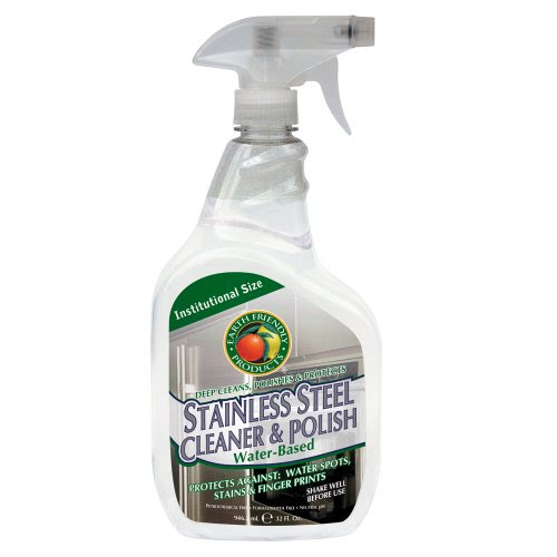 Earth Friendly Products Proline PL9330/32 Stainless Steel Cleaner and Polish, 32 oz Trigger Spray (Case of 12)