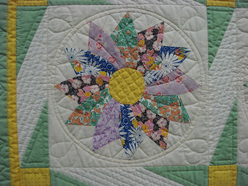Flower Quilt Detail