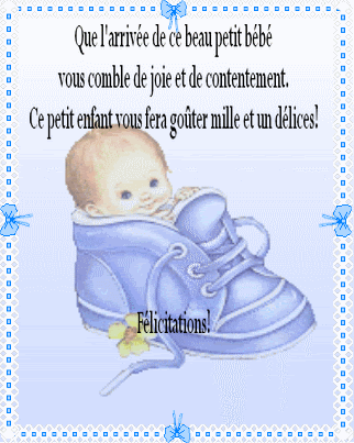 Carte Felicitation Naissance Garcon