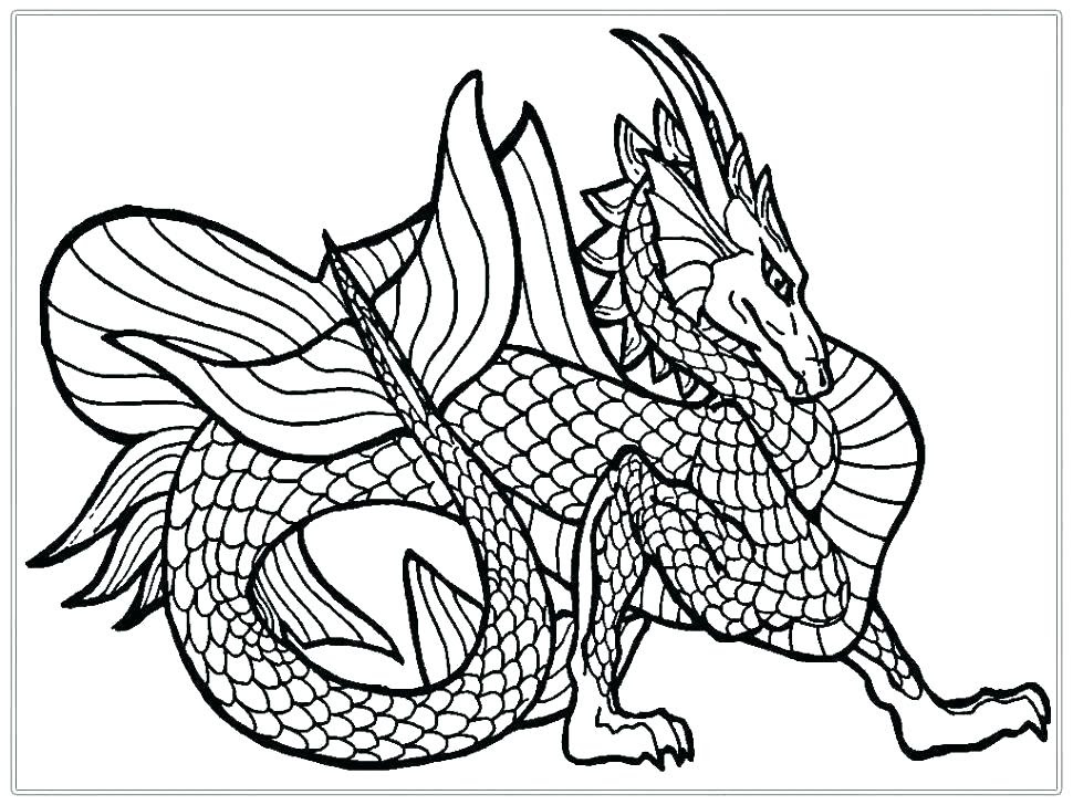 Download Complex Dragon Coloring Pages at GetColorings.com | Free ...