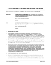 Lizenzvertrag Fur Video Clip Vorlagen Und Muster Biztree Com