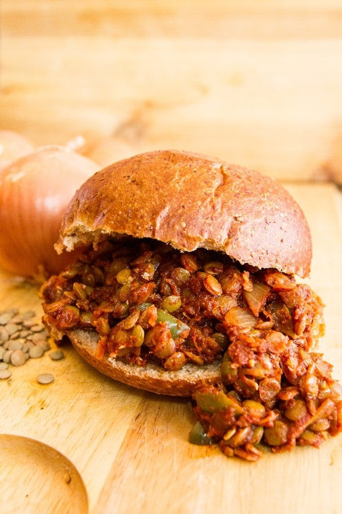 Vegetarian Sloppy Joes - Eating Bird Food