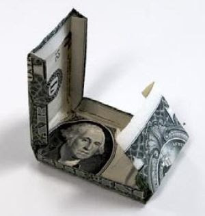 lid origami bill dollar box with origami Dollar   bill Dollar box Origami  Pinterest