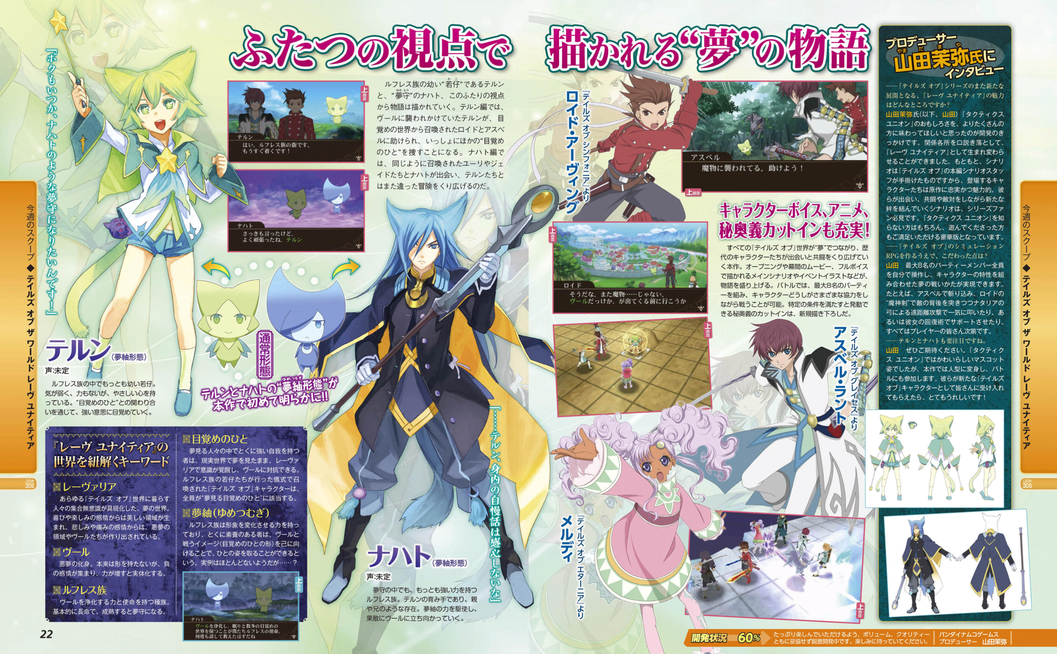 Tales Of The World Reve Unita New Famitsu Scans Shonengames
