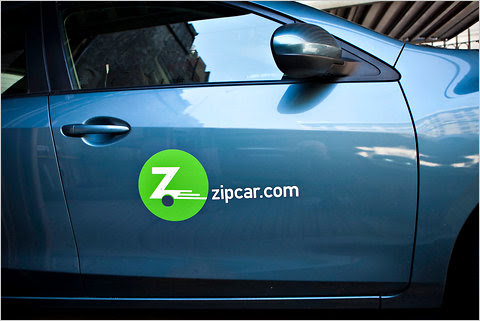 A Zipcar rental in New York City.