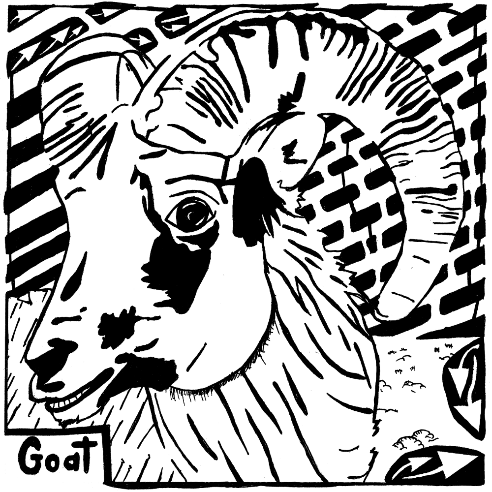 Maze of a goat by Yonatan Frimer