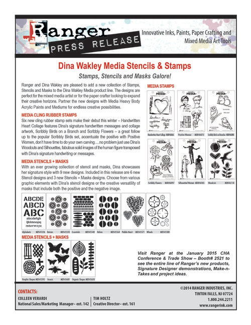 Dina Stencils Stamps PR
