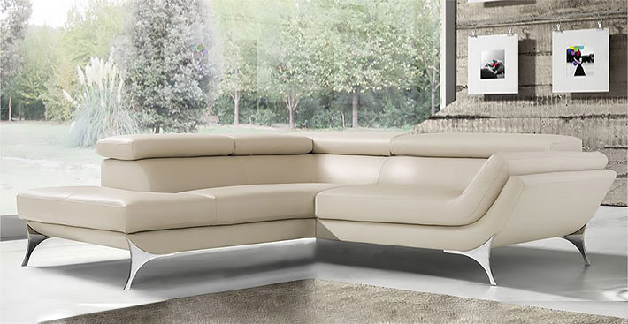 Ecksofa aus Leder Oscar