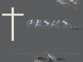 jesus bible water cross