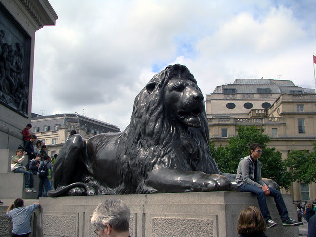 DSC06896 Lion at Trafalgar Square