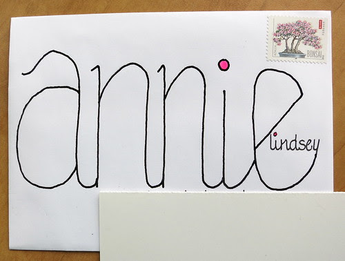 Mail art to Annie