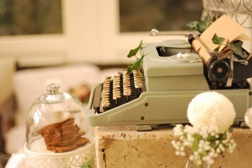 candle, cute, deco, photography, shabby chic, type writer