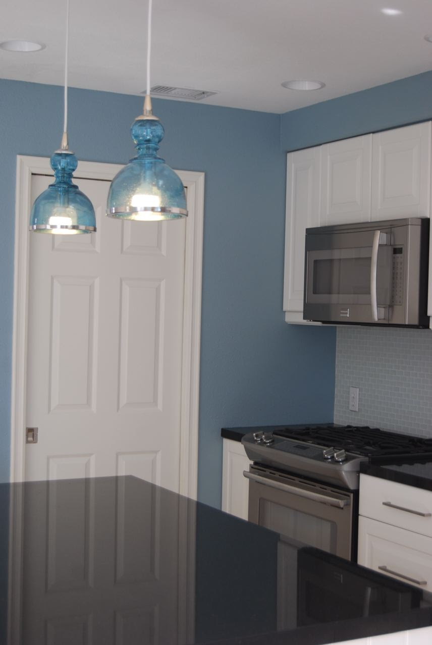 Remodelaholic | Bright and Blue and Beautiful Kitchen Remodel!