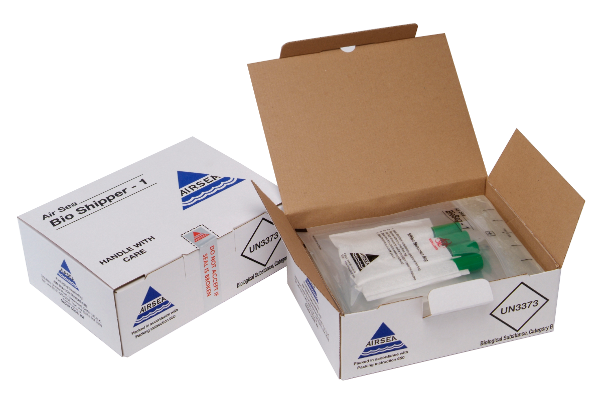 BioShipper-1 Complete kit for UN3373 | Air Sea Containers