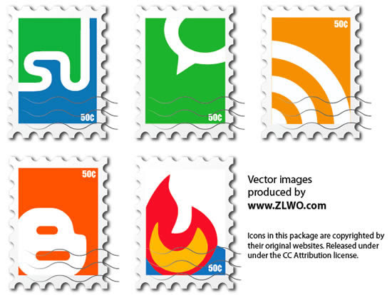 Fresh Web Design and Blogging Icon Sets