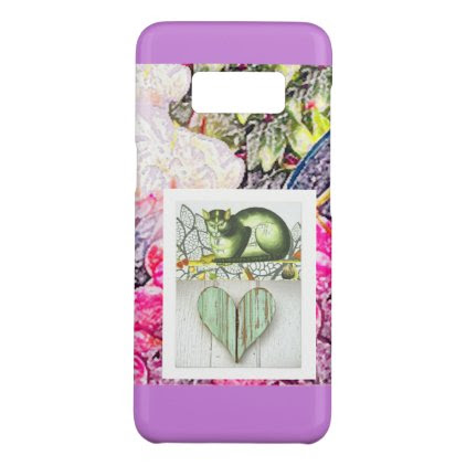 the watchful cat - italian art print-iphone8 Case-Mate samsung galaxy s8 case