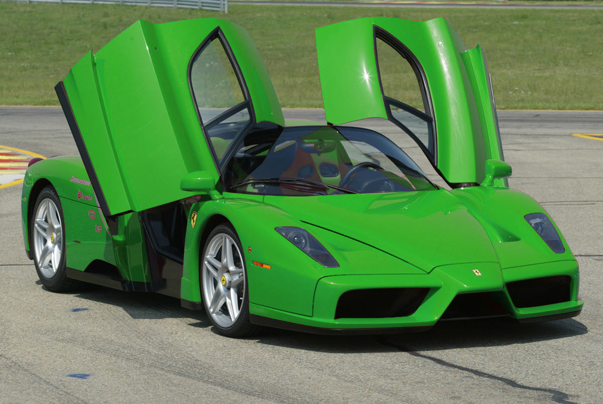  Green Ferrari  Car Pictures Images    Super Cool Green  