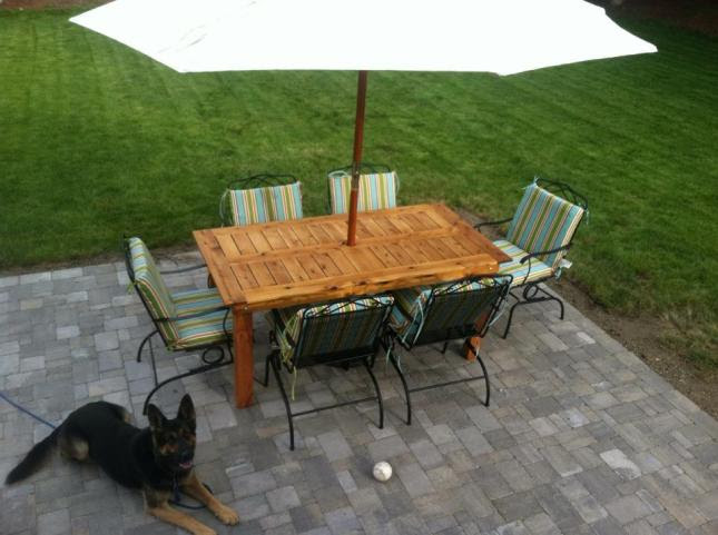Outdoor Table Bench Plans