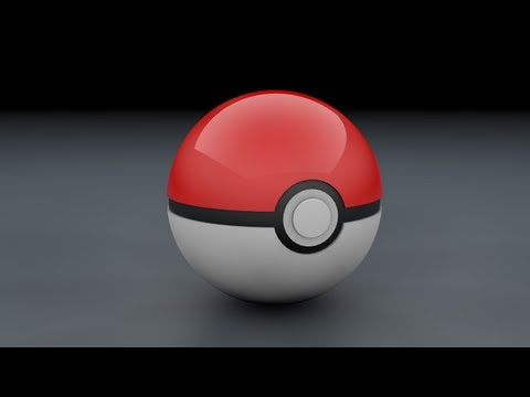Cinema 4D Tutorial: How to make a Pokeball