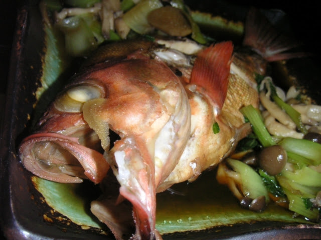 沖メバルの煮付け 釣り 料理 旅行日記