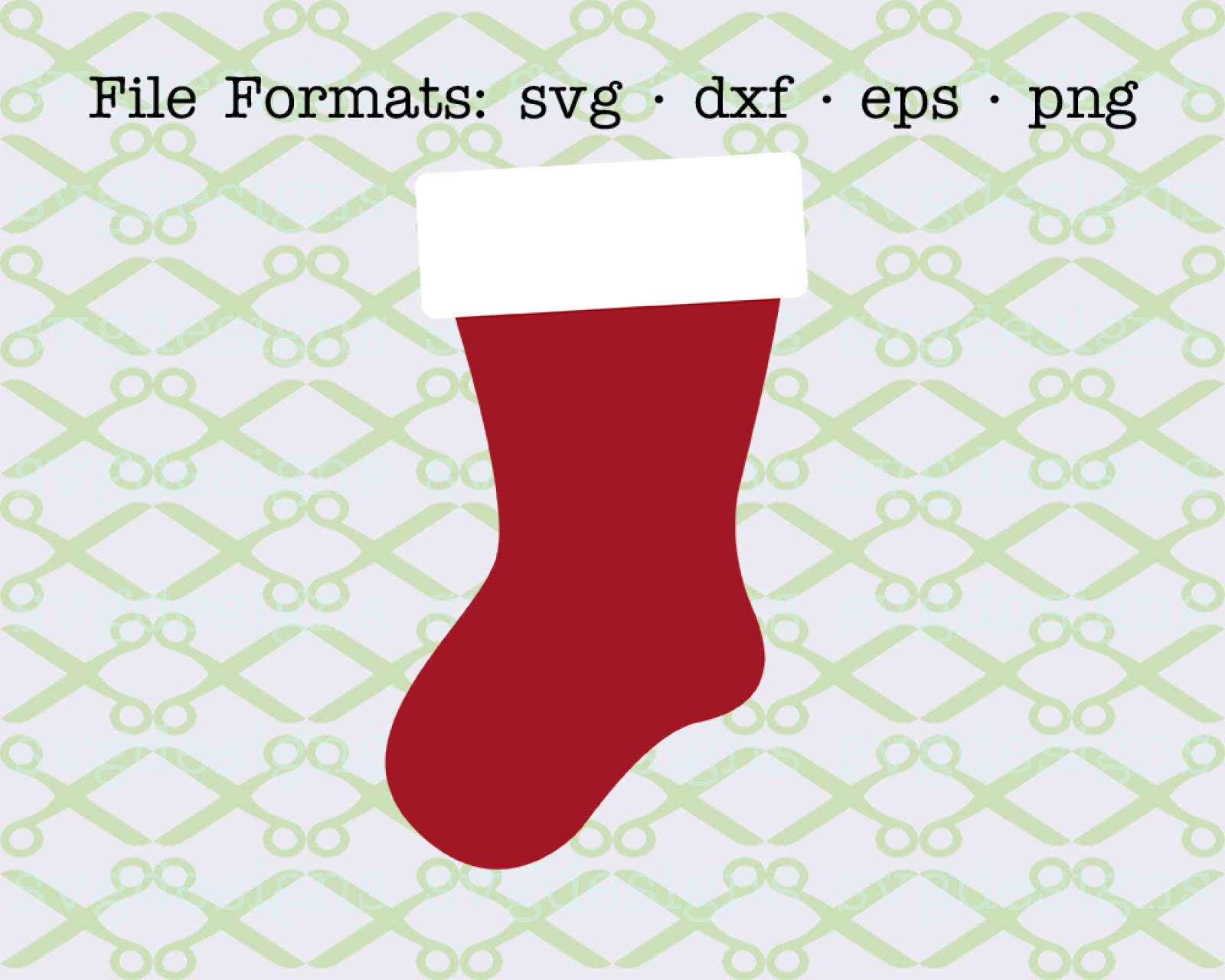 Download CHRISTMAS STOCKING SVG FILE Cricut & Silhouette Files SVG ...