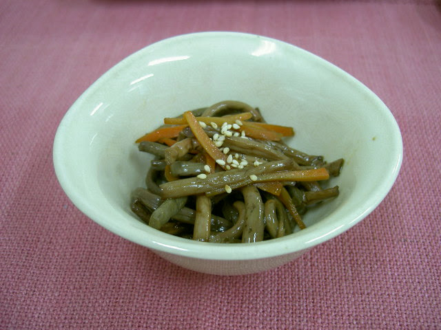 ぜんまいの炒め煮 透析食のレシピ