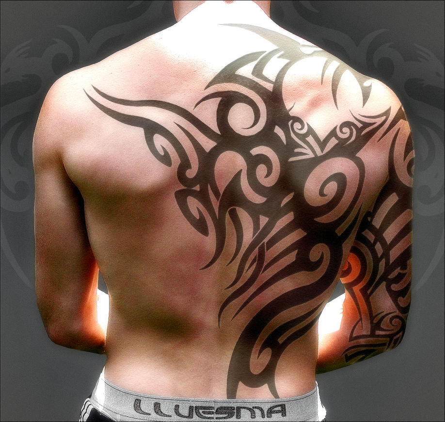 Tribal Back Tattoos