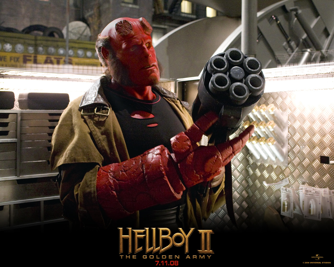 Download full size Hellboy 2 The Golden Army wallpaper / Movies / 1280x1024