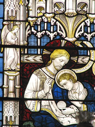 Christ and St John at the Eucharist